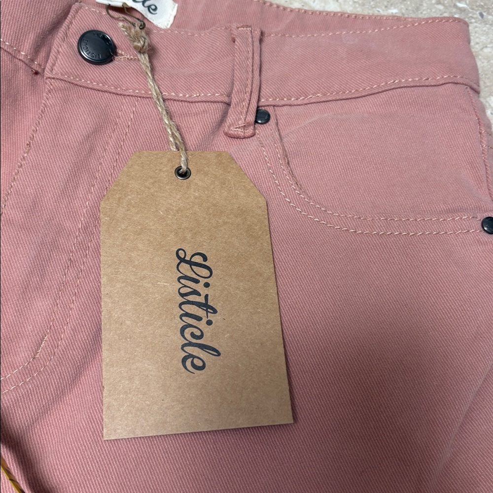 NWT Listicle Jeans, a beautiful salmon shade. - Picture 3 of 9